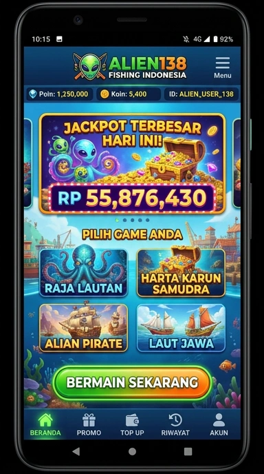 Layar utama alien138 — antarmuka bersih setelah instalasi